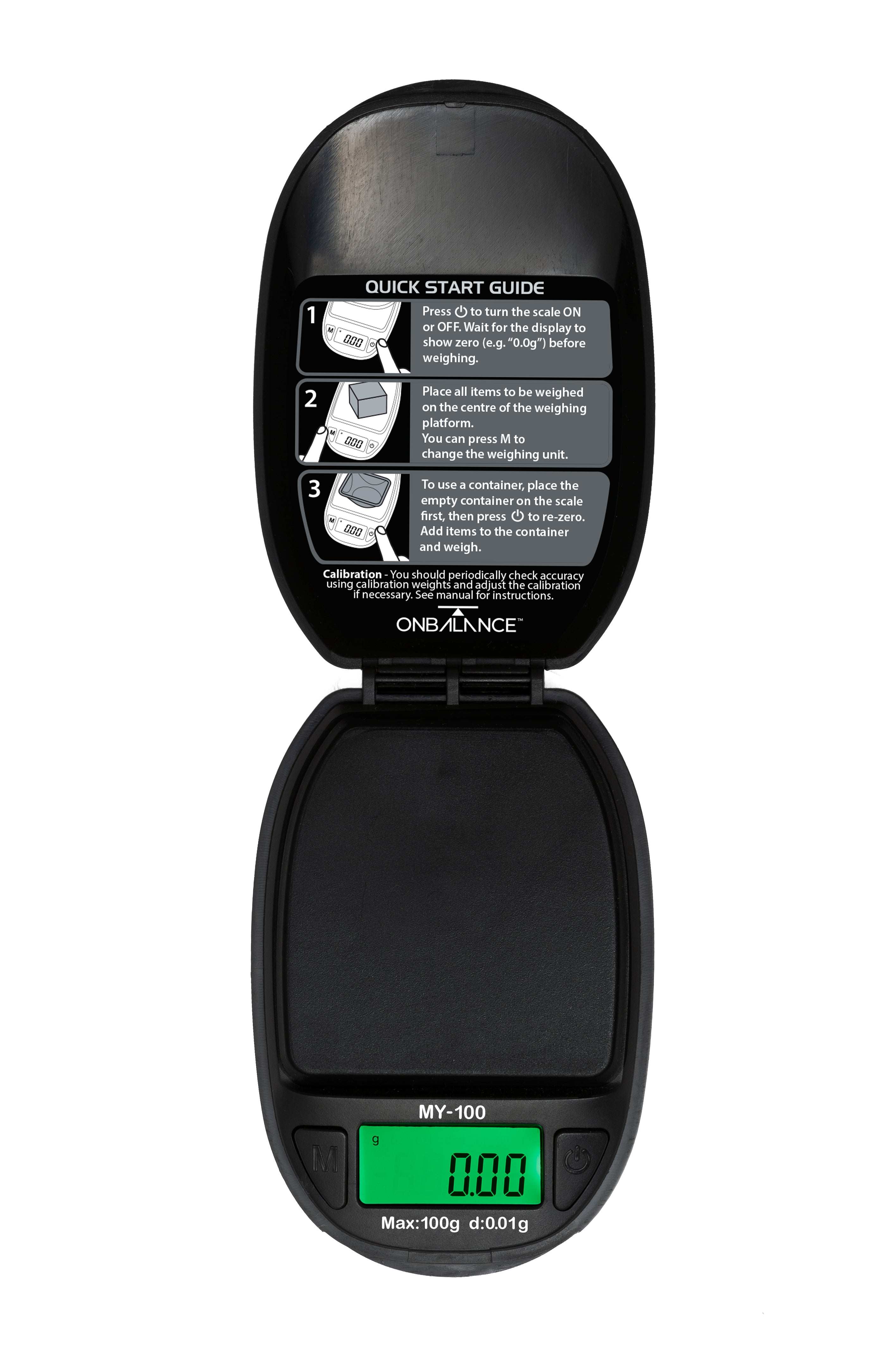 On Balance MY-100-BK Scale 100g x 0,01g