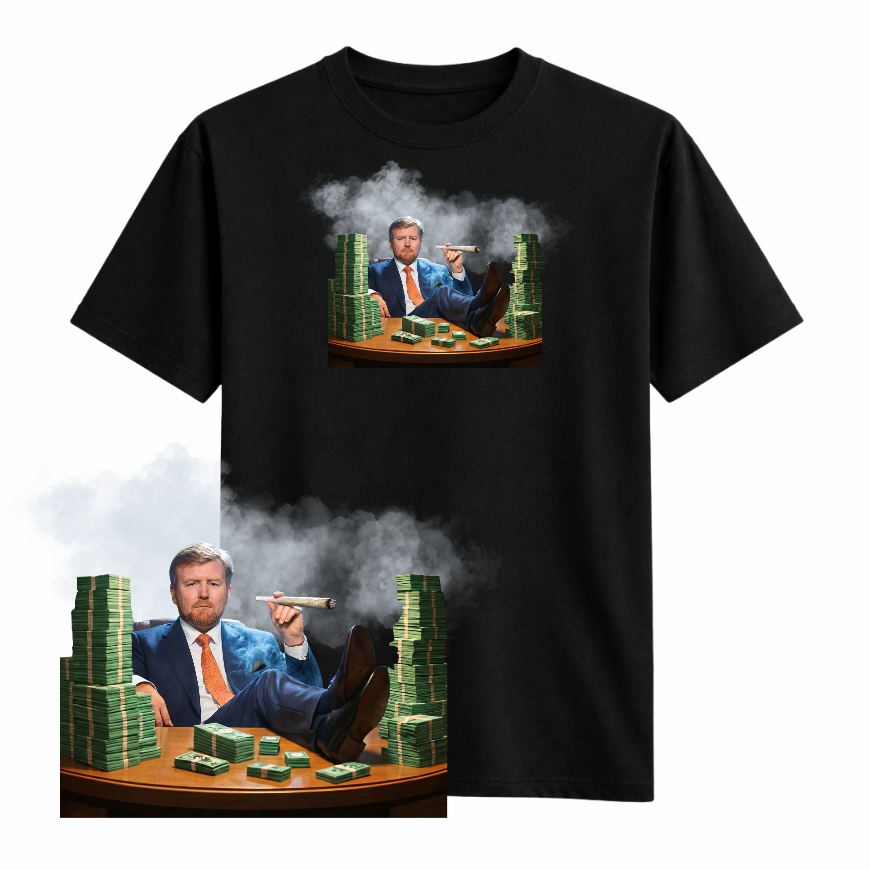 Willem Pootjes Omhoog T-Shirt