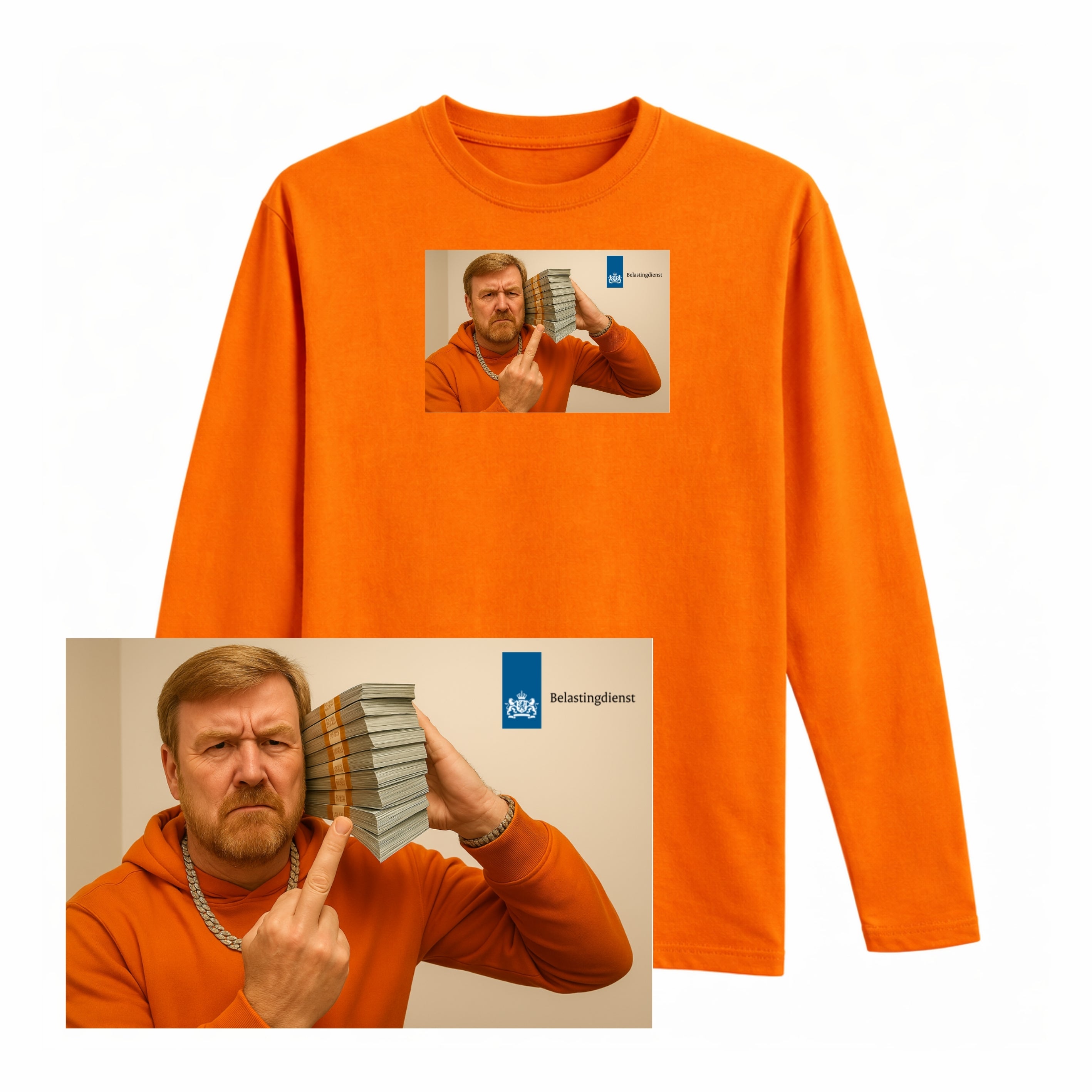 Willem Belastinggeld Longsleeve